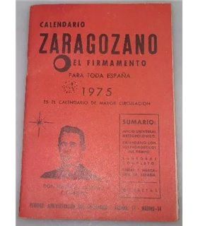 Calendario Zaragozano 1975. El Firmamento para toda España