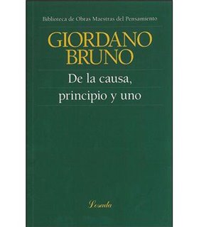 De la causa, principio y uno