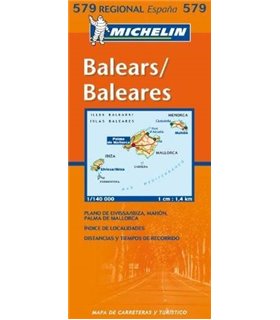 Michelin Map Balears/Baleares 579 Regional