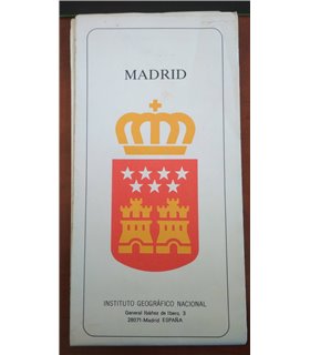 Mapa Provincial de Madrid Escala 1:200.000 MOPT