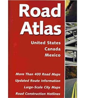 American Highway Road Atlas United States Canada Mexico